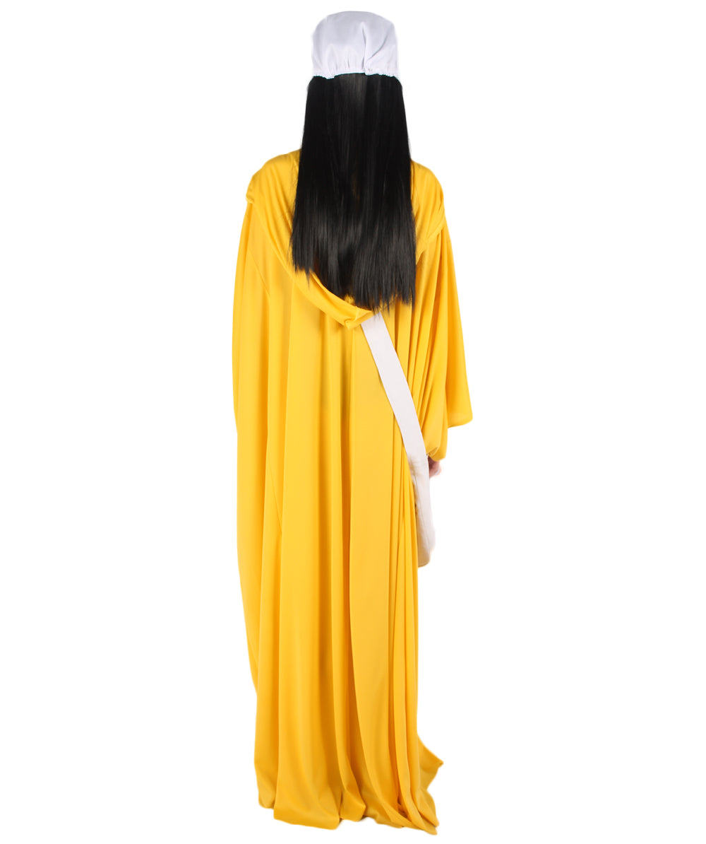 女性用 JCP-068_1 オレンジ ローブ ハンドメイド コスプレ衣装とバッグ ボンネット付き