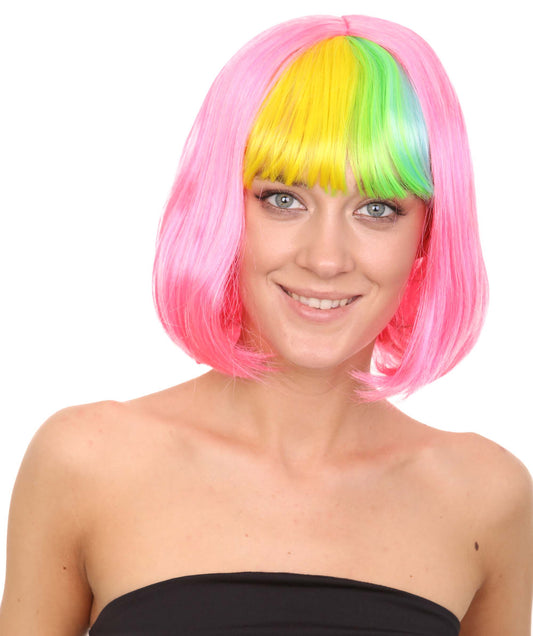ハロウィンパーティープレミアムレディース H-2648 ピンクミックスボブウィッグ 現代の女性のためのウィッグのスタイルとメンテナンスガイド