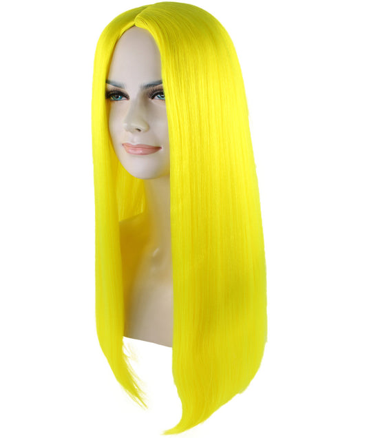 Wigs2you ハロウィンパーティープレミアム H-881 悪の花嫁 II 女性ウィッグ ネオンイエロー色