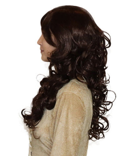 Wigs2you ハロウィンパーティープレミアム レディース H-654 モデルウィッグ ダークブラウン