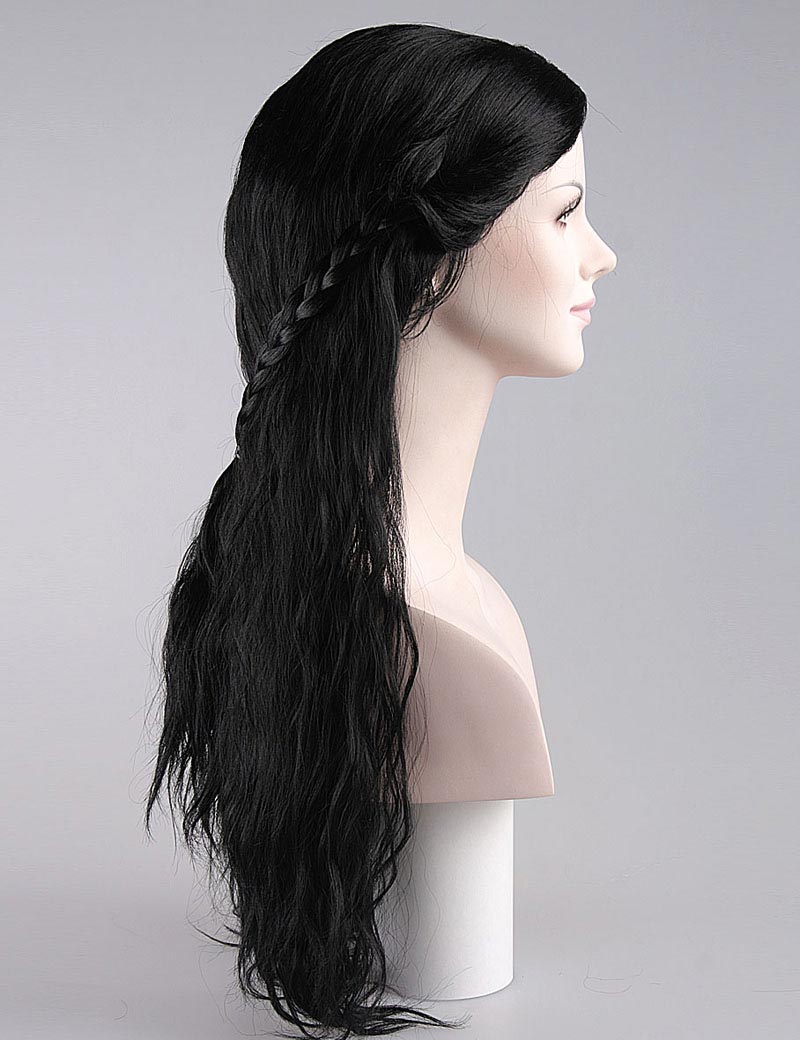 Gilded Goddess Wigs Collectionウィッグ コレクション | ロングレディースキャラクターコスプレハロウィンウィッグ | プレミアム通気性キャップレスキャップ H-368