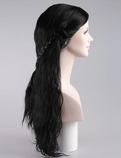 Gilded Goddess Wigs Collectionウィッグ コレクション | ロングレディースキャラクターコスプレハロウィンウィッグ | プレミアム通気性キャップレスキャップ H-368
