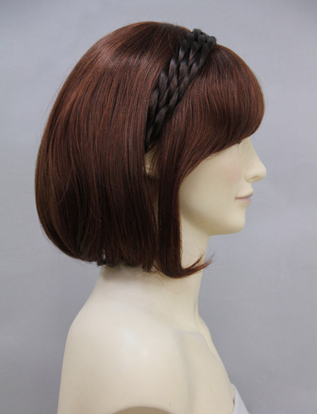 レディースファッション W-8214 コッパーブラウン ヘアアクセサリー 合成繊維