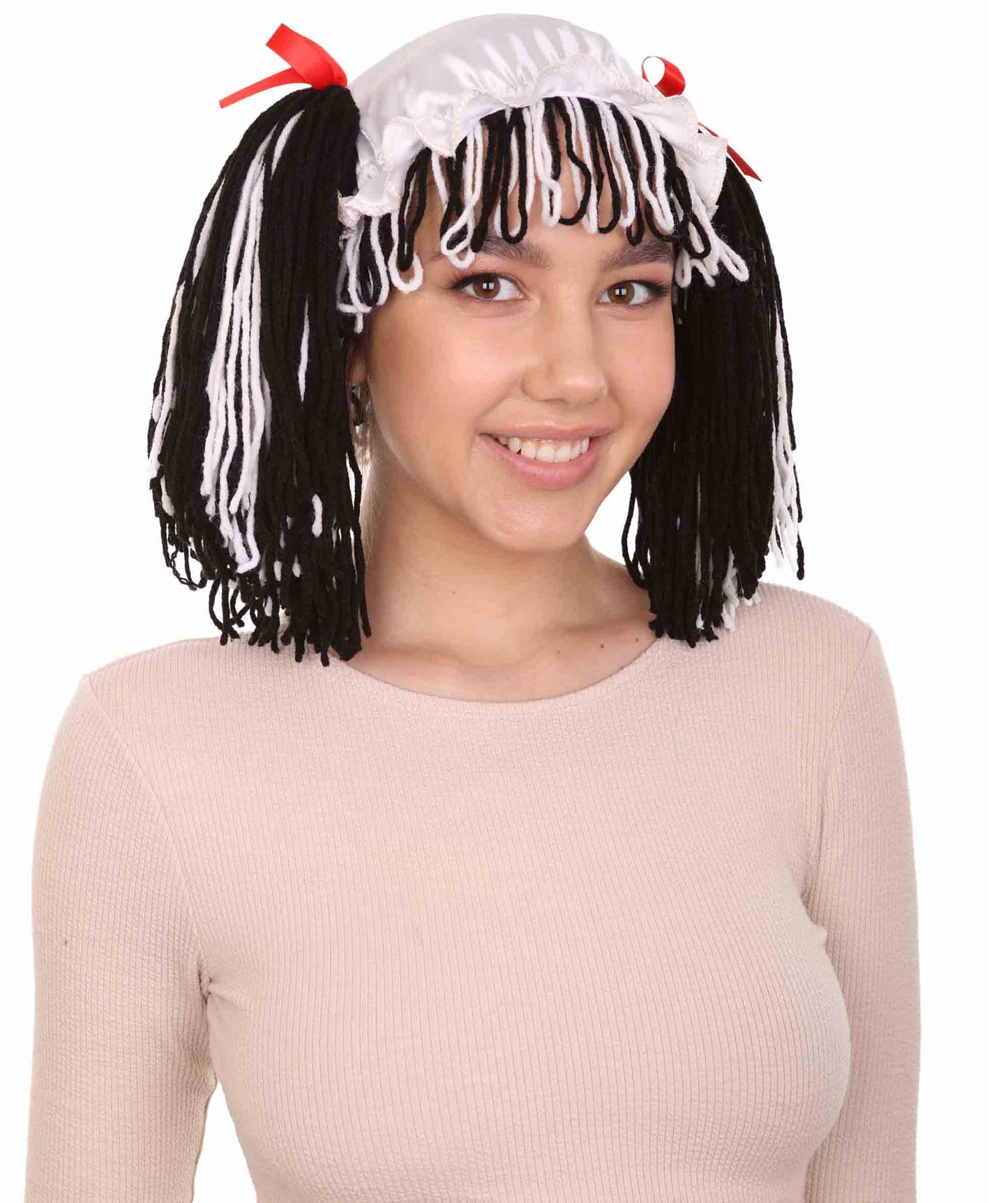 ハロウィンパーティ プレミアムレディース H-5040 ラグドールガール マルチカラーウィッグ