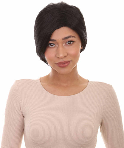 Wigs2you ハロウィンパーティ プレミアムレディース H-982 ショートブラック ナチュラルスタイルウィッグ