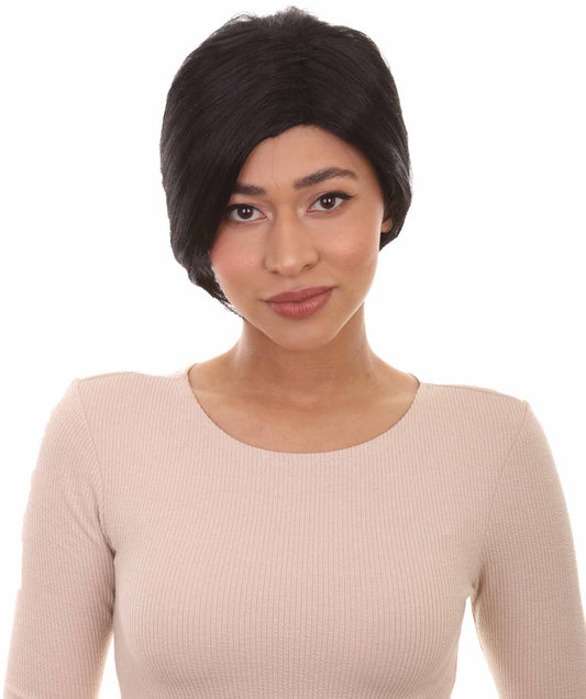 Wigs2you ハロウィンパーティ プレミアムレディース H-982 ショートブラック ナチュラルスタイルウィッグ