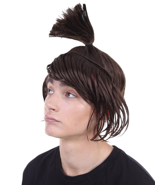 Wigs2you ハロウィンパーティー プレミアム メンズ H-629 クボと二本の糸ウィッグ ブラウン色