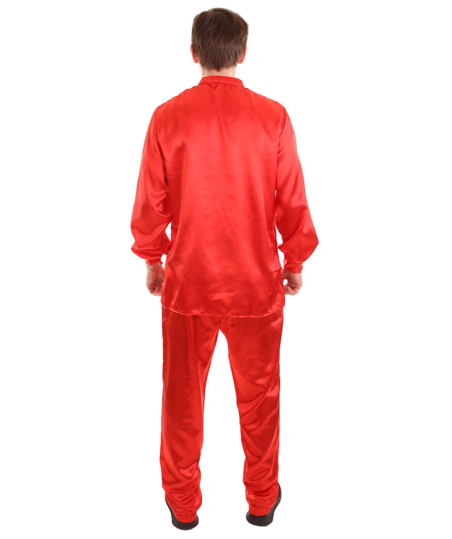 大人用メンズ JCO-269_15 中国の伝統的なカンフー レッドサテン 制服 コスプレ衣装