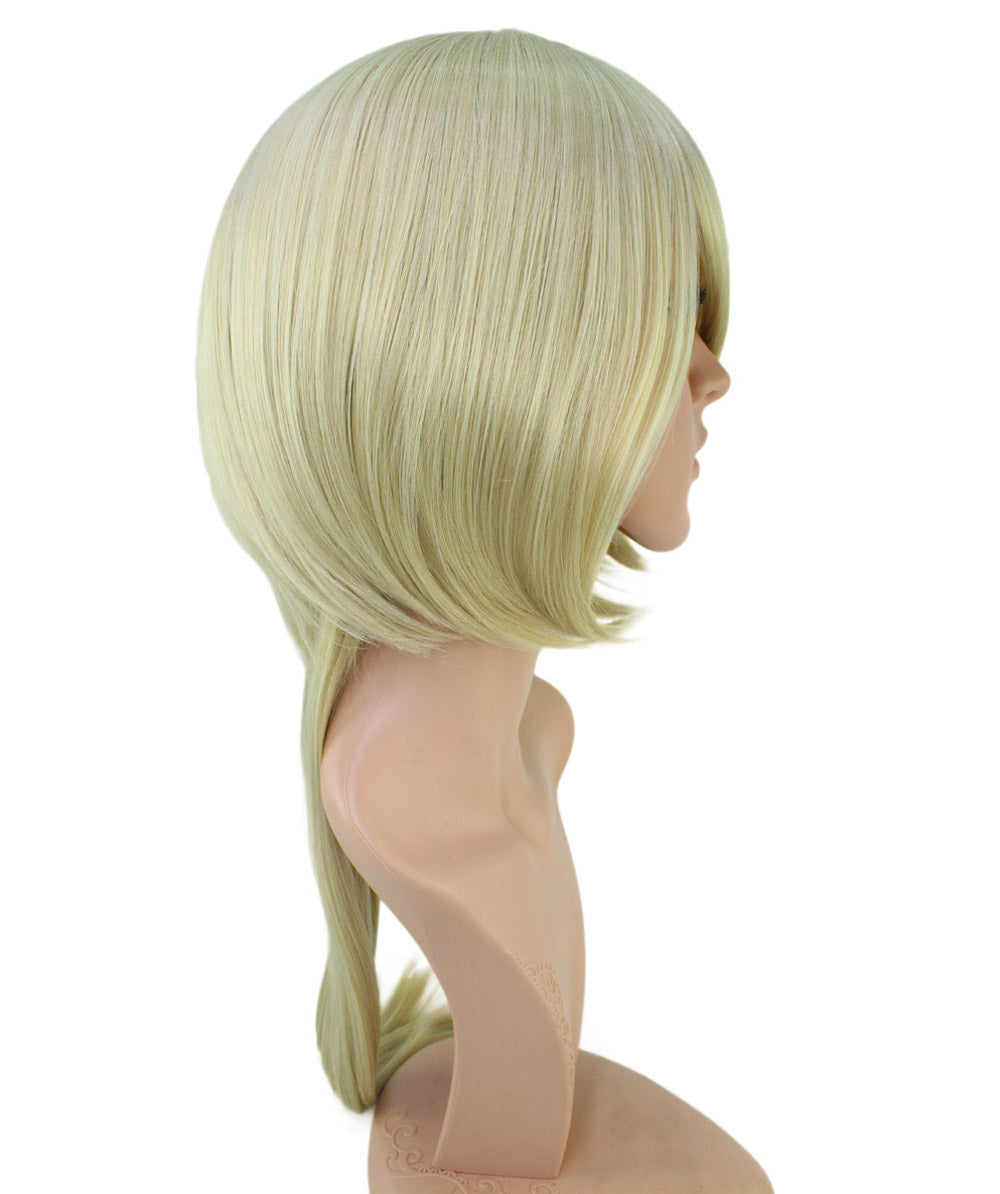 レディースファッション C-046 ロングストレート C-ブラック コスプレ ヒートスタイルウィッグ
