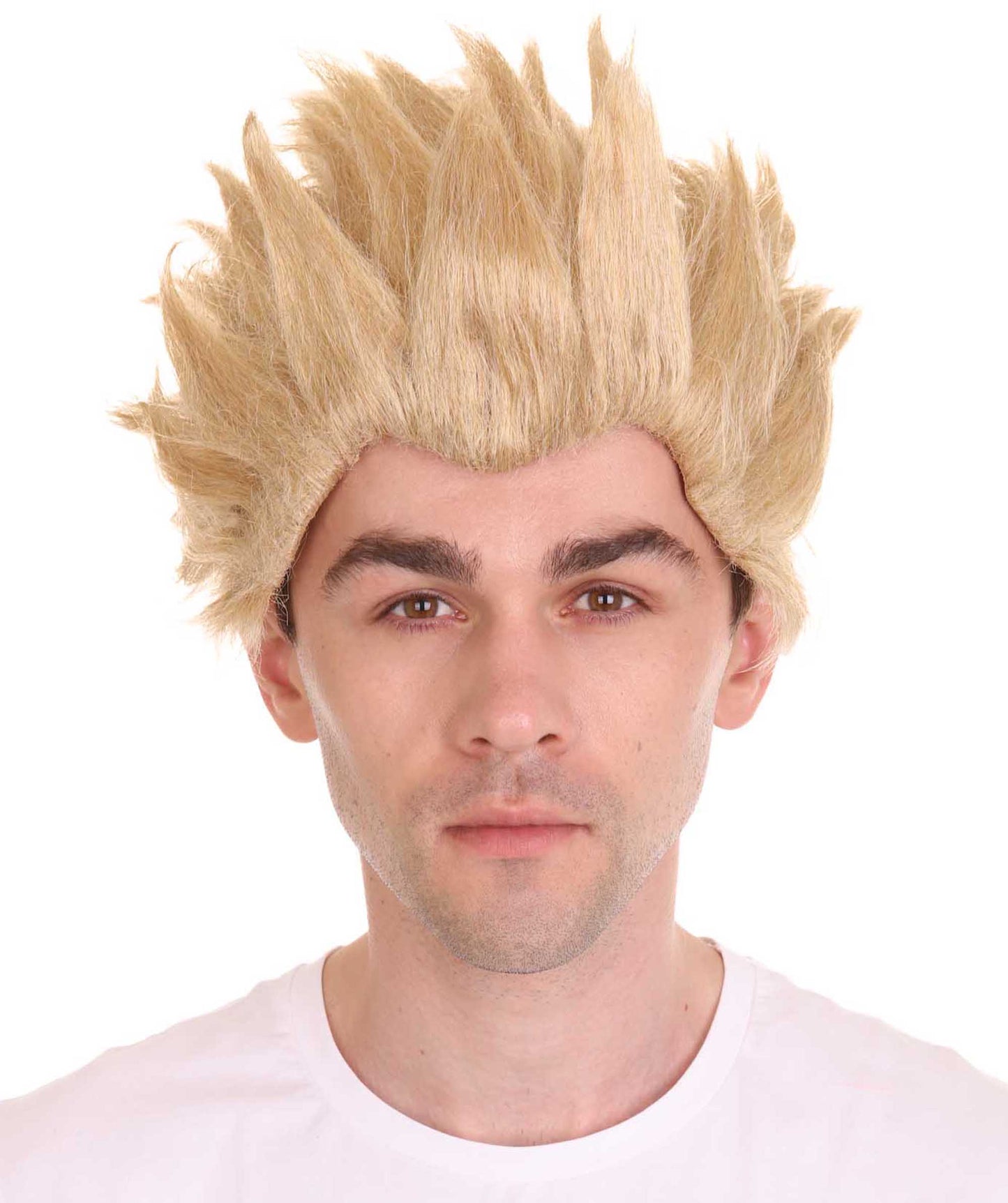 ハロウィンパーティープレミアムメンズ H-4838 「シュガーラッシュ：オンライン」ラルフ ゴールドウィッグ