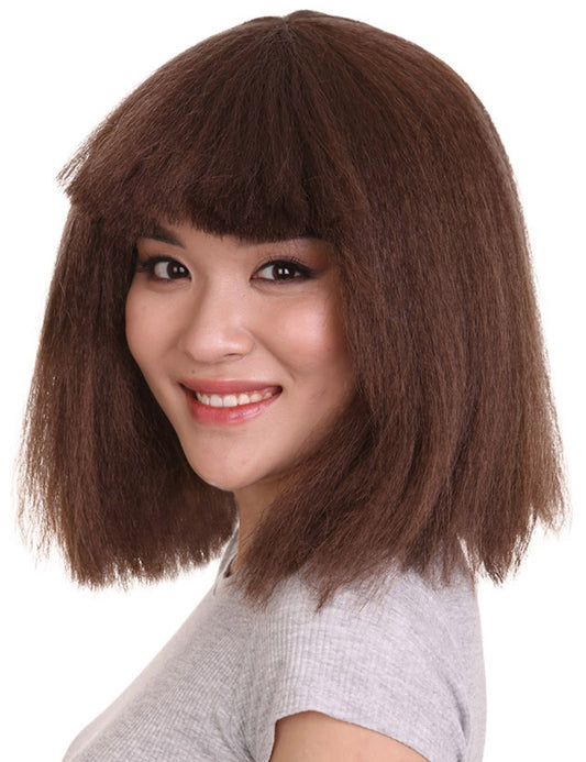 Wigs2you ハロウィンパーティープレミアムレディース H-1519 美しいルックを手に入れよう！ポップスターブラウンウィッグ