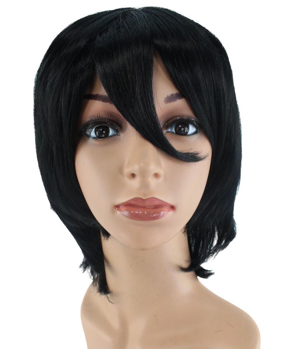 レディースファッション C-058 ミディアム C-ダークネイビー コスプレヒートスタイラブルウィッグ