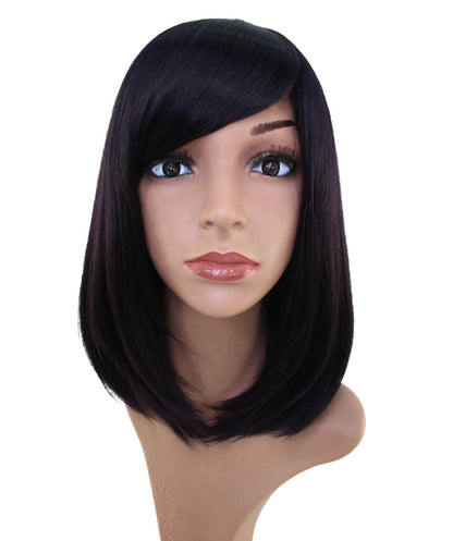 Wigs2You ミディアムストレートウィッグ サイドバング付き フルウィッグ 耐熱ファイバー製 コスプレ・イベント用 - サンディブラウン C-069