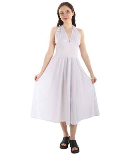 女性 JCP-118 のマリリンドレスコスチューム ホワイト コスプレコスチューム