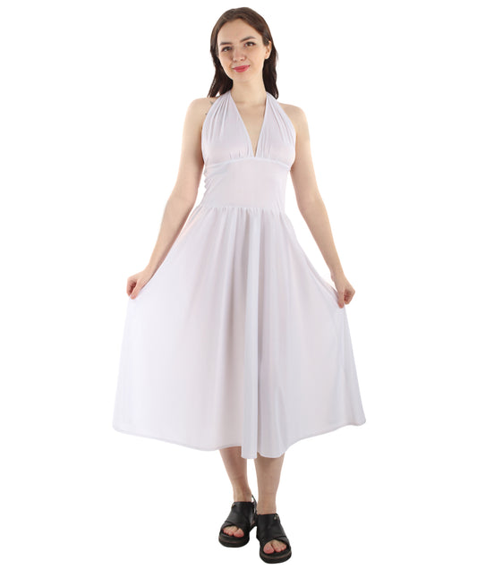 女性 JCP-118 のマリリンドレスコスチューム ホワイト コスプレコスチューム