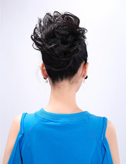 レディースファッション W-8211 ブラック ヘアアクセサリー 合成繊維