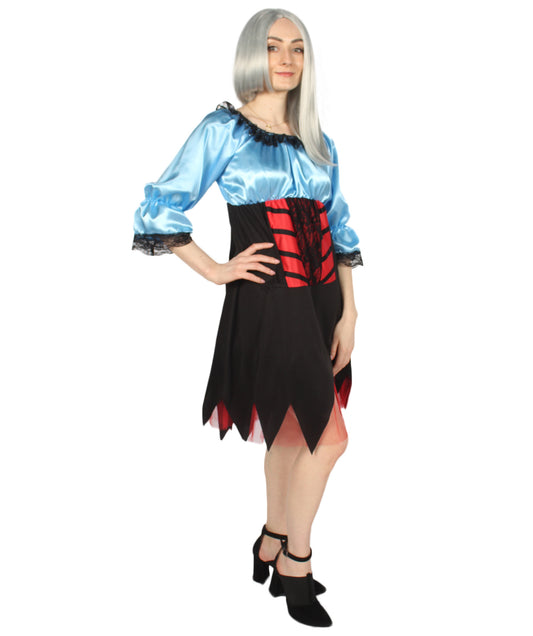 ウィメンズ JCP-021_1 コスチューム セクシー パイレーツ ライトブルー コスプレ コスチューム