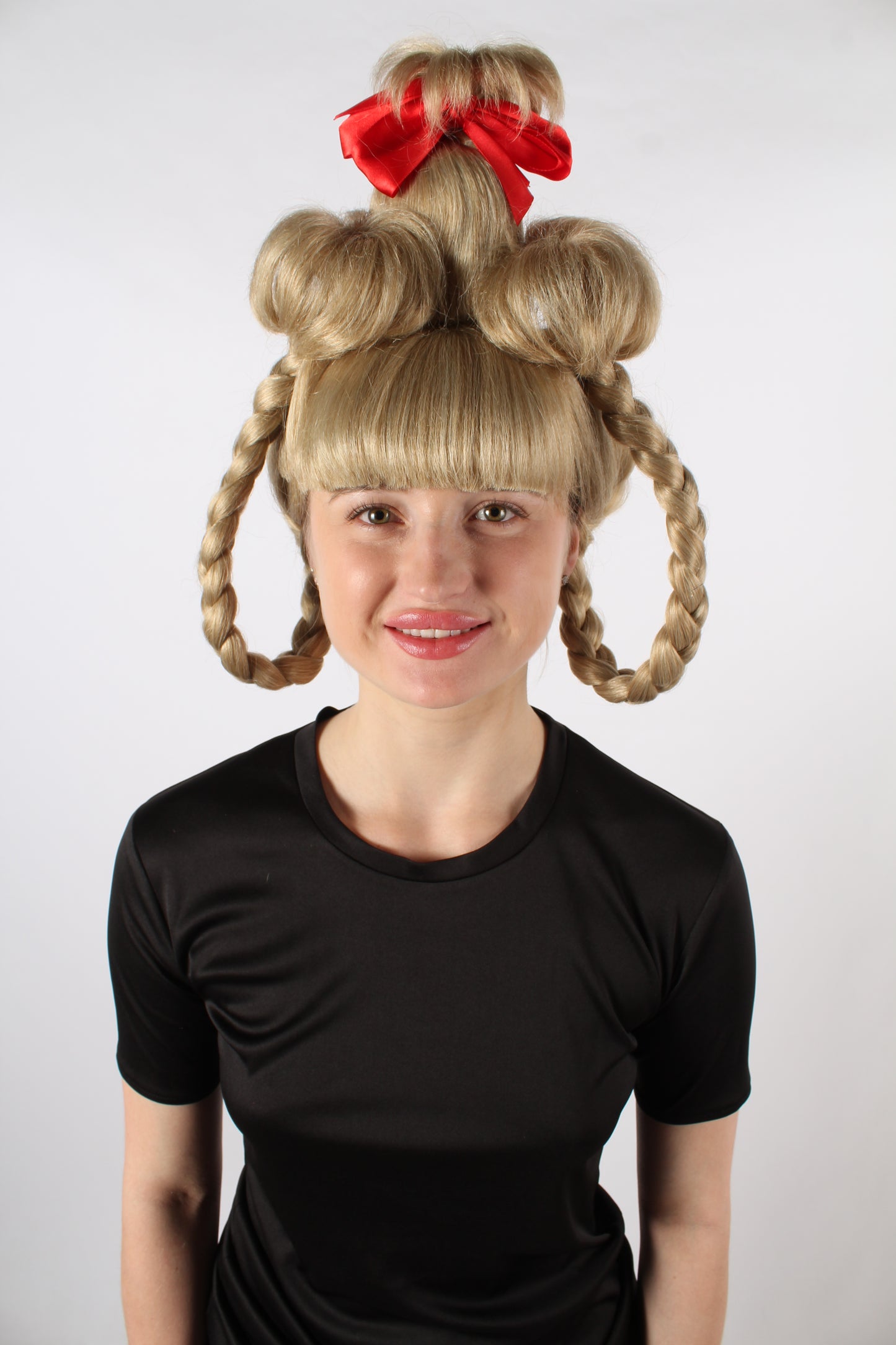 ハロウィンパーティープレミアムレディ H-5490 クリスマスクラシックストーリーキャラクターウィッグ (曲がる三つ編み付き)