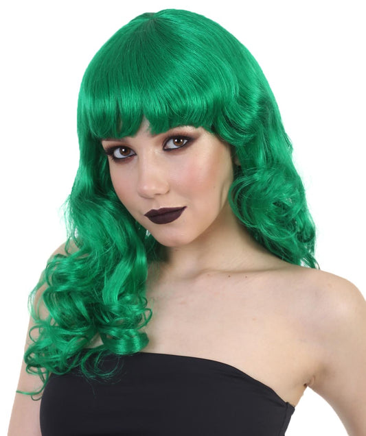 Wigs2you ハロウィンとパーティー プレミアム レディース H-486 グリーン バットマン 女性ジョーカー ウィッグ