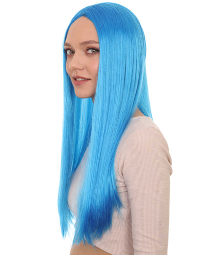 Wigs2you ハロウィンパーティープレミアム H-857 悪の花嫁 II 女性ウィッグ ロイヤルブルー色