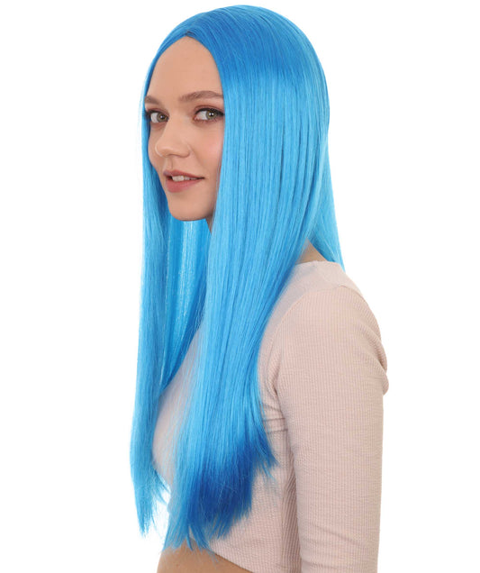 Wigs2you ハロウィンパーティープレミアム H-857 悪の花嫁 II 女性ウィッグ ロイヤルブルー色