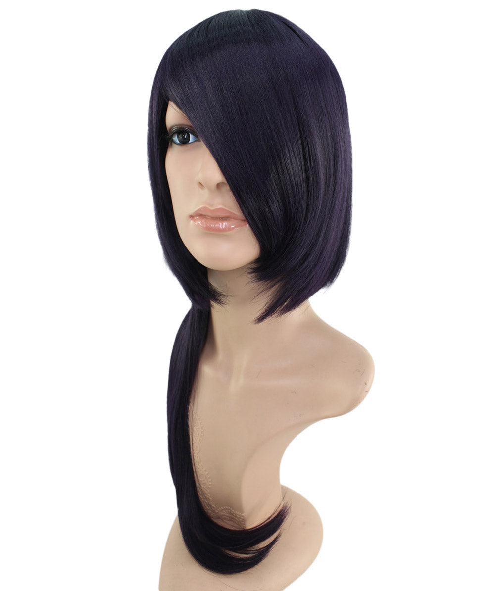 レディースファッション C-046 ロングストレート C-ブラック コスプレ ヒートスタイルウィッグ