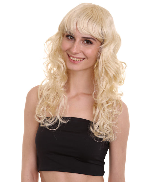 Wigs2you ハロウィンパーティー プレミアム レディース H-1017 着用しやすい ベラウィッグ Lt ブロンドカラー