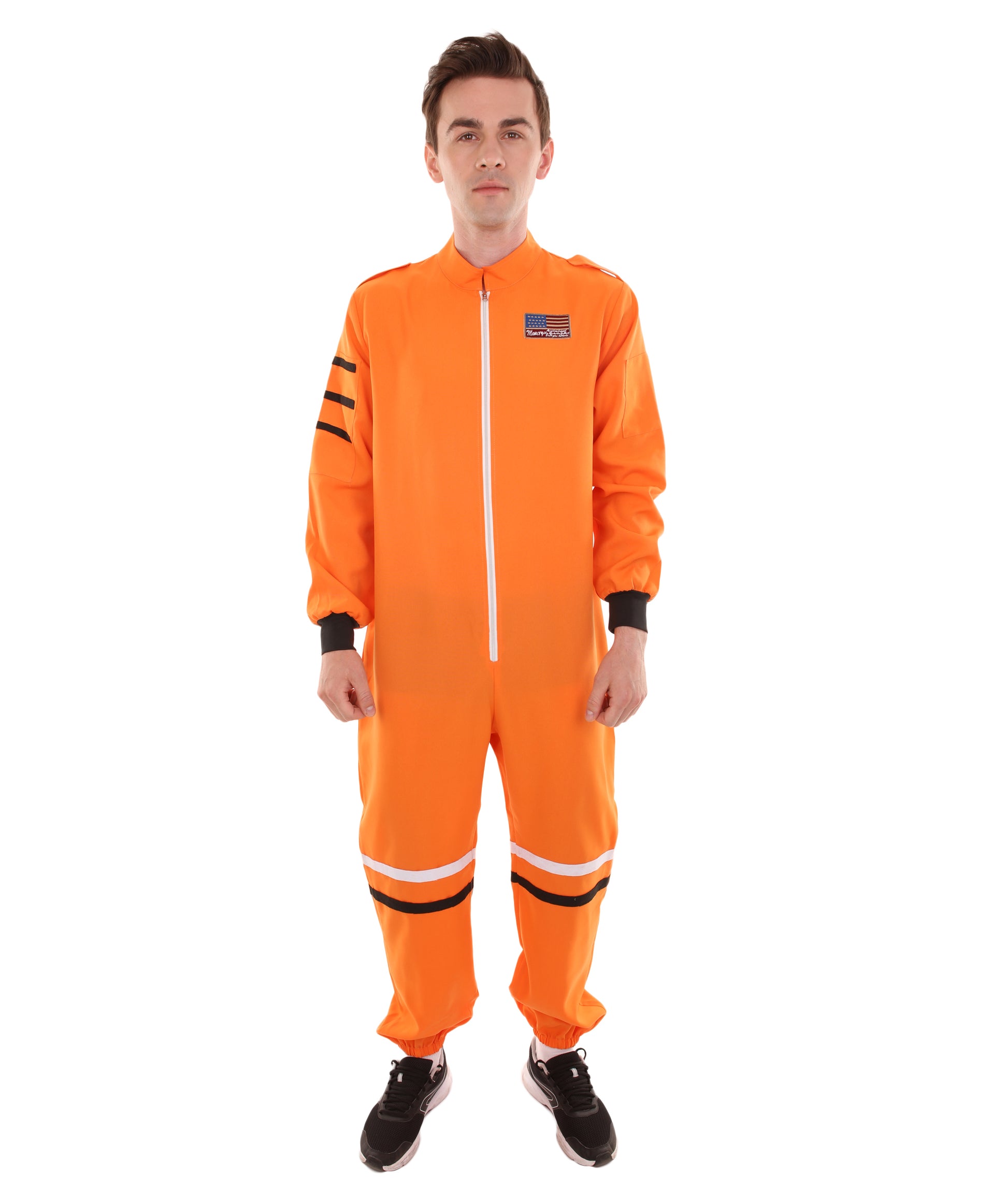 大人用メンズ JCO-290 宇宙飛行士 ジャンプスーツ 制服コスチューム オレンジのコスプレコスチューム