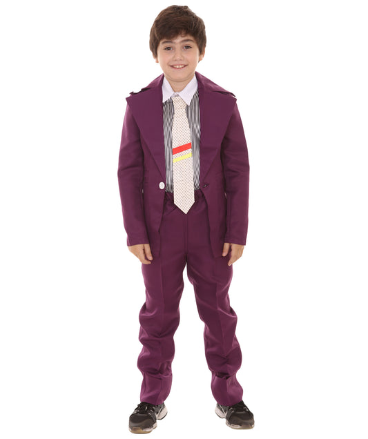 シンガー ボウイ JCP-028_8(Kids) コスプレコスチューム（子供用） ライトパープル