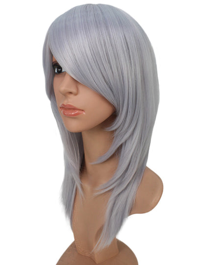 レディースファッション C-071 ロングストレート C-ワインレッド コスプレヒートスタイラブルウィッグ