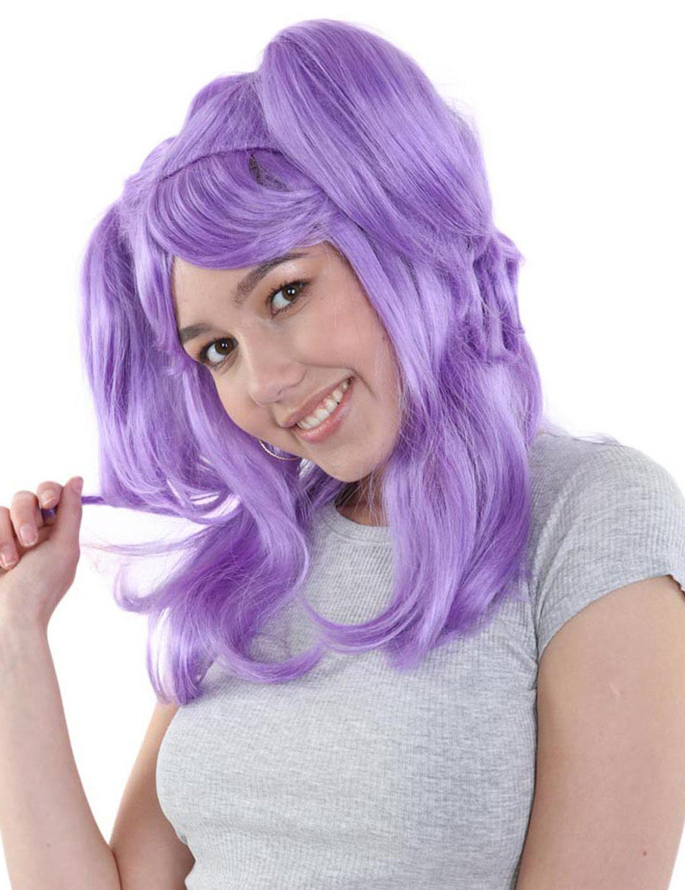 Wigs2you ハロウィンパーティー プレミアム レディース H-786 バナナエンジェルウィッグ ライラック色