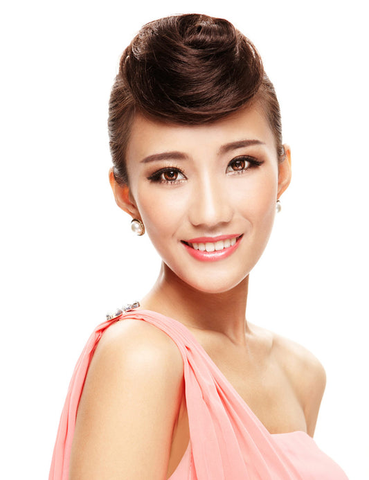 ヘアアクセサリー★毛流れが綺麗で上品スタイルにもピッタリ！付ける場所は自由自在にアレンジして。W-8246