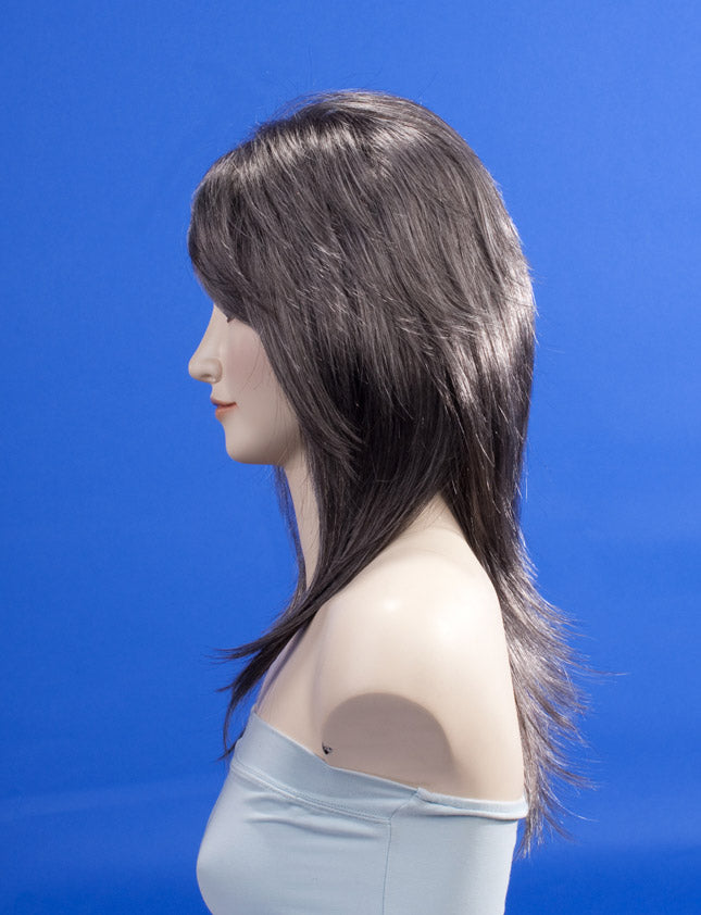 レディースファッション W-727 ロングストレート C-グレー コスプレヒートスタイラブルウィッグ