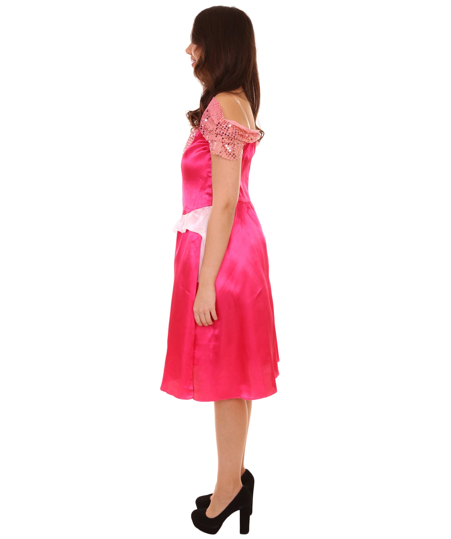 女性 JCP-166 のプリンセスドレスコスチューム ピンク コスプレコスチューム