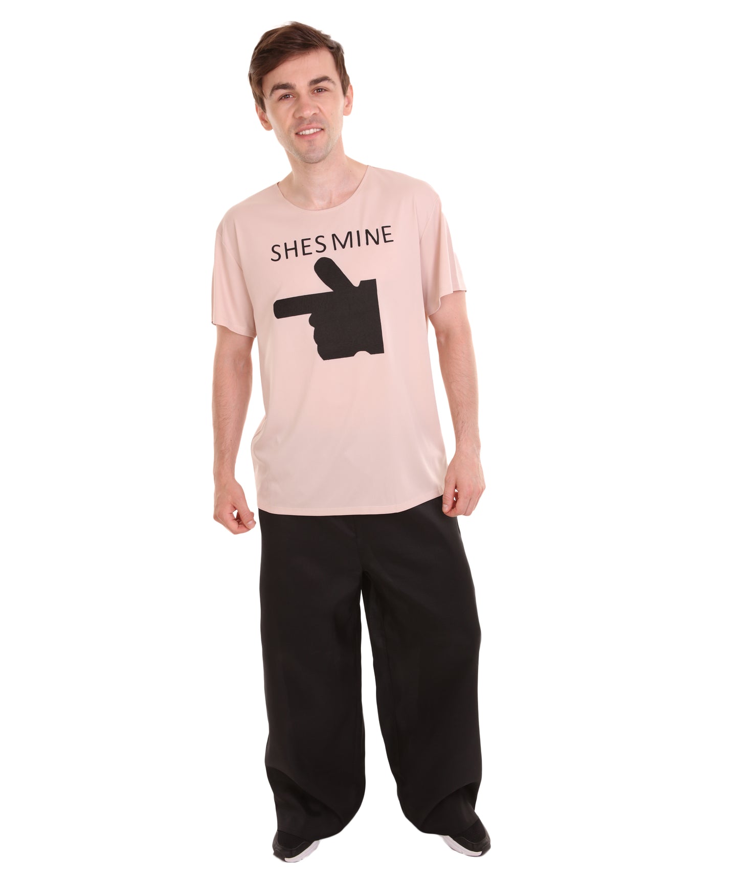大人向け女性用 JCO-168_11 バレンタインデー ヌード マッチング カップル "He's Mine" Tシャツ コスプレ コスチュームコレクション