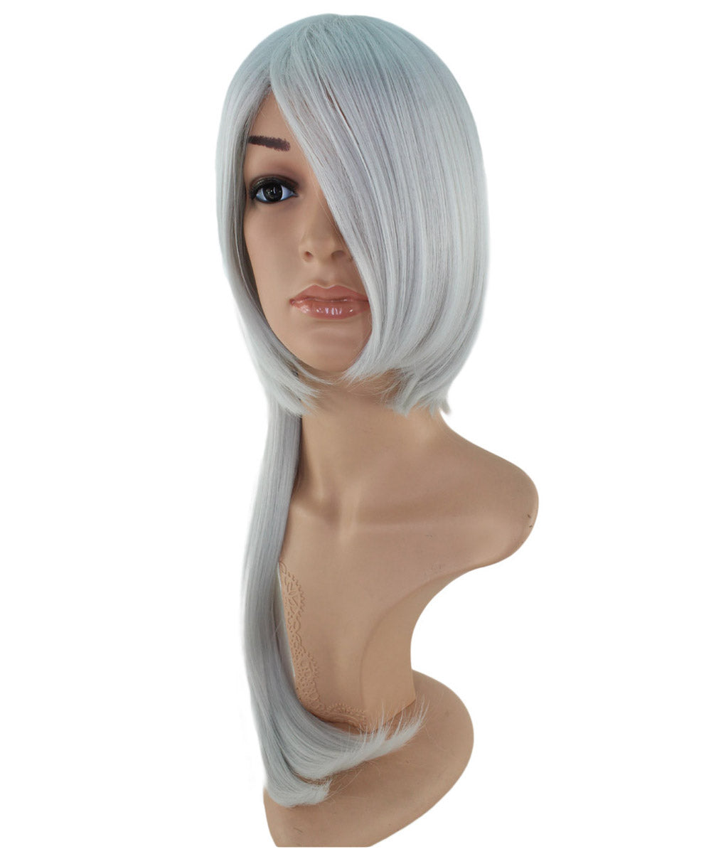 レディースファッション C-046 ロングストレート C-ブラック コスプレ ヒートスタイルウィッグ