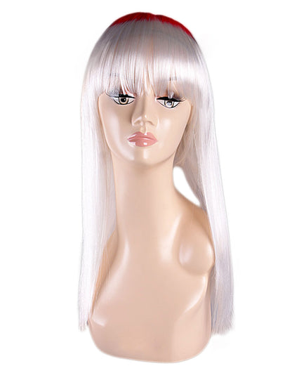 ハロウィンパーティープレミアムレディース Flag-003  マルチカラー ファンシーキャラクターファッション ロングウィッグ ソフト合成繊維