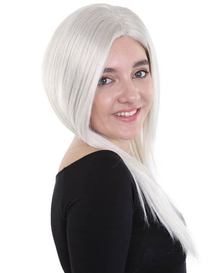 Wigs2you ハロウィンパーティープレミアム レディース H-671 ロング グレー ウィッグ