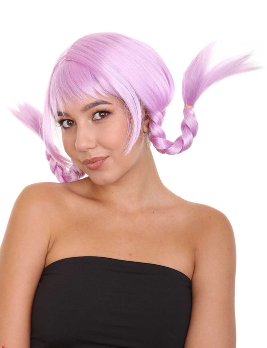 Wigs2you ハロウィンパーティー プレミアム レディース H-1642 簡単装着 とても快適 ピッピ ライラック