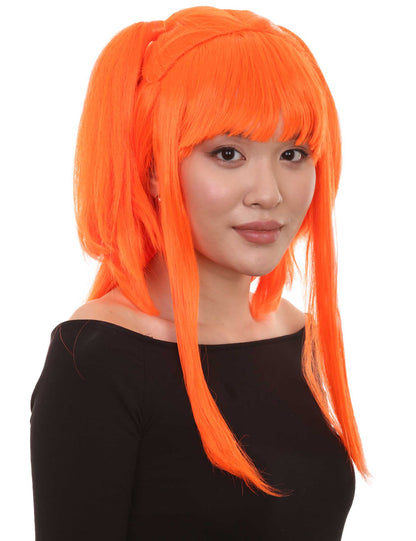 Wigs2you ハロウィンパーティープレミアム レディース H-774 バナナエンジェルウィッグ ネオンオレンジカラー