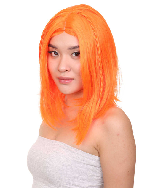 Wigs2you ハロウィンパーティープレミアム レディース H-924 スワンプクイーンウィッグ ネオンオレンジカラー