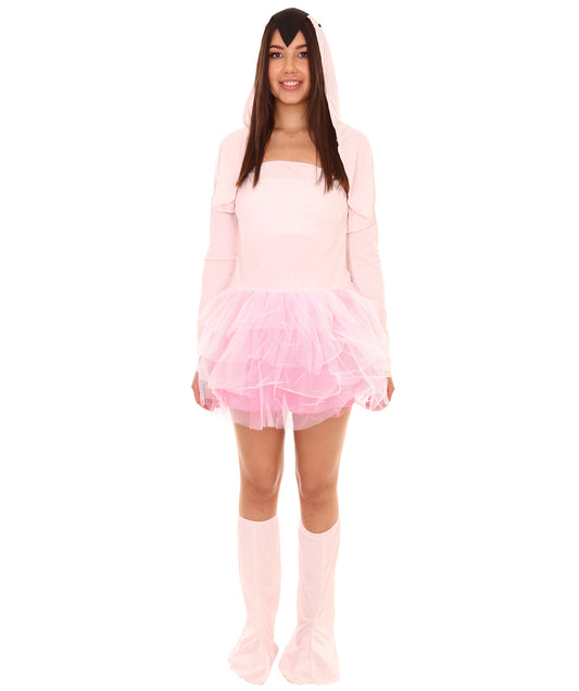 女性 JCP-098 のピンクフラミンゴコスプレコスチューム ハロウィン