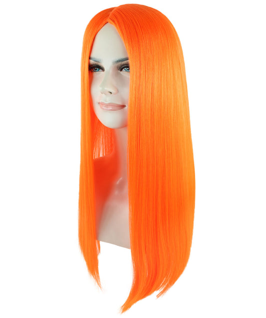 Wigs2you ハロウィンパーティープレミアム H-885 悪の花嫁 II 女性ウィッグ ネオンオレンジ色