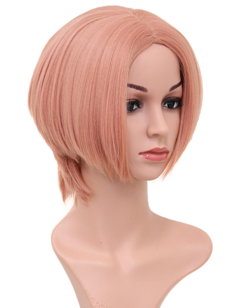 レディースファッション C-047 ショート C-ライトグレー コスプレ ヒートスタイルウィッグ