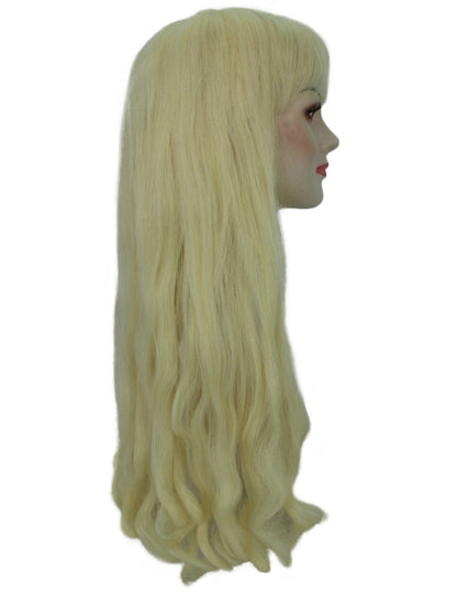 ハロウィンパーティ プレミアムレディース H-5339 ロング ソフトウェービー プラチナブロンド ウィッグ