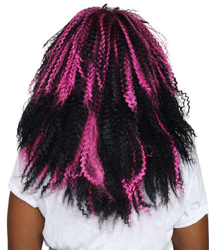 Wigs2you ハロウィンパーティープレミアムレディース H-1863 華やかに見えるヴァンパイア ブラック＆ピンクウィッグ