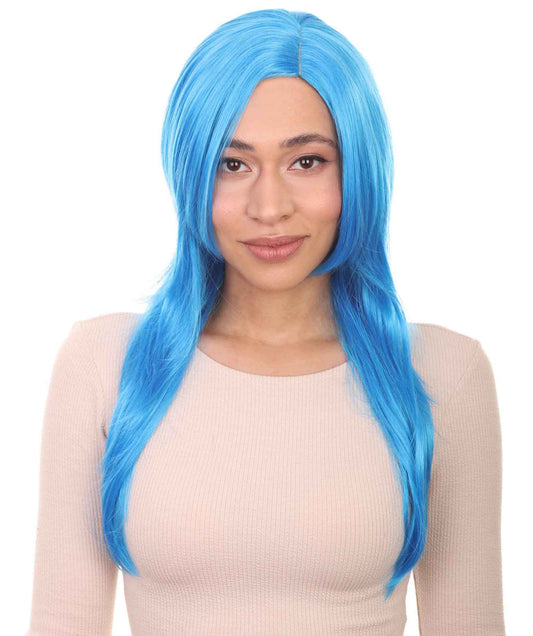 Wigs2you ハロウィンパーティープレミアム H-937 3レイヤーのパーティーガールウィッグ ロイヤルブルー色