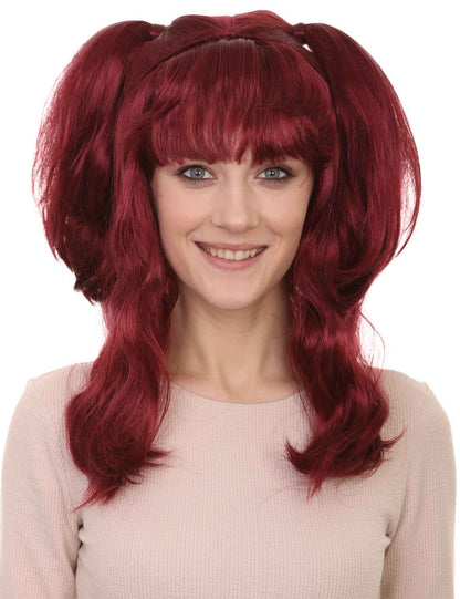 Wigs2you ハロウィンパーティープレミアム レディース H-771 バナナエンジェルウィッグ バーガンディカラー