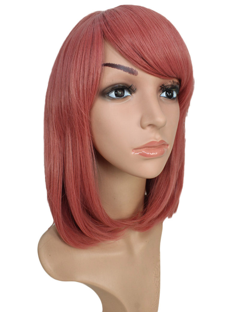 Wigs2You ミディアムストレートウィッグ サイドバング付き フルウィッグ 耐熱ファイバー製 コスプレ・イベント用 - サンディブラウン C-069