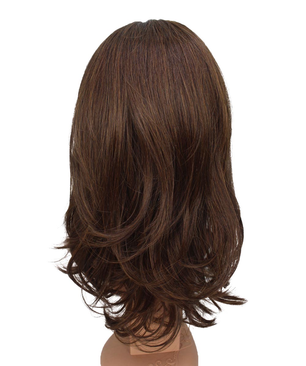 エアリーカールが可愛い！ふわふわヘアで柔らかな女の子に  耐熱です ウィッグネット付き W-537